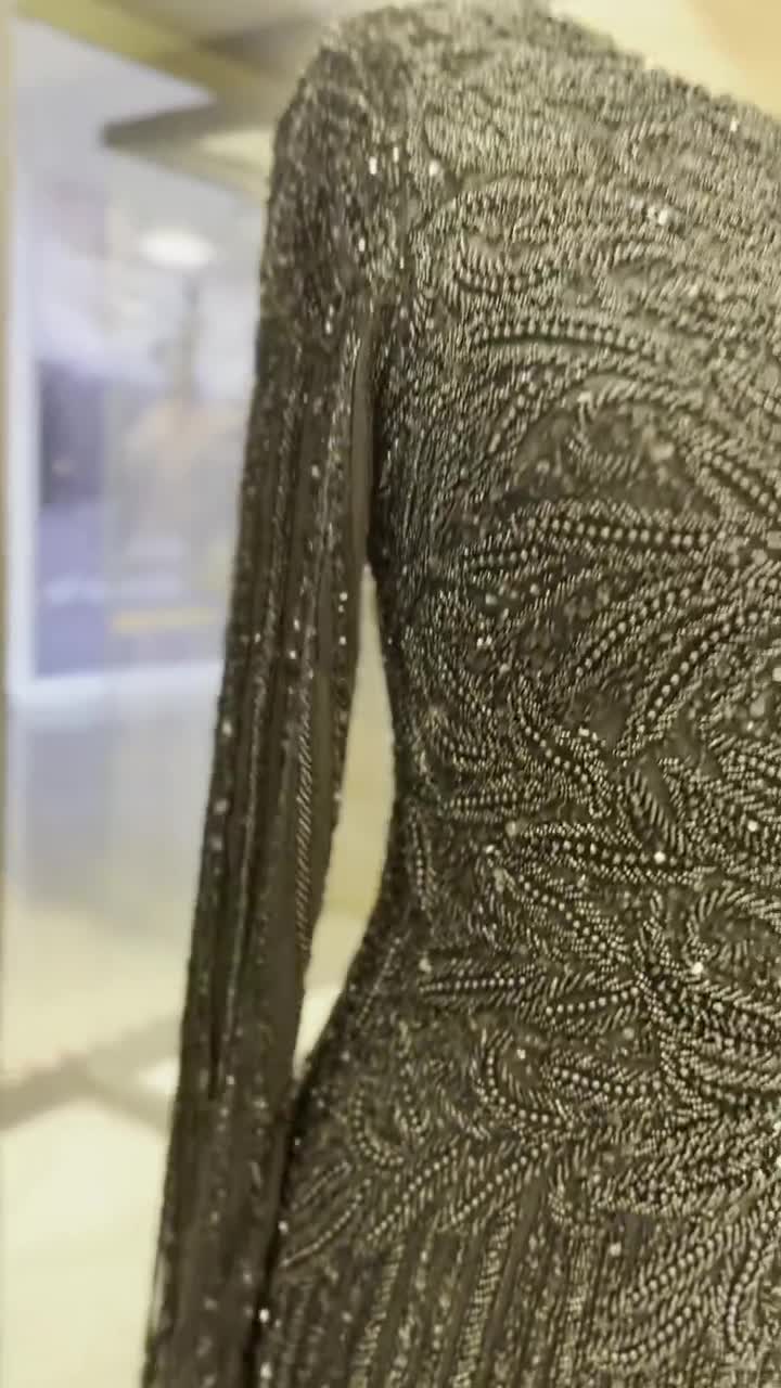 فستان شك خرز يدوي