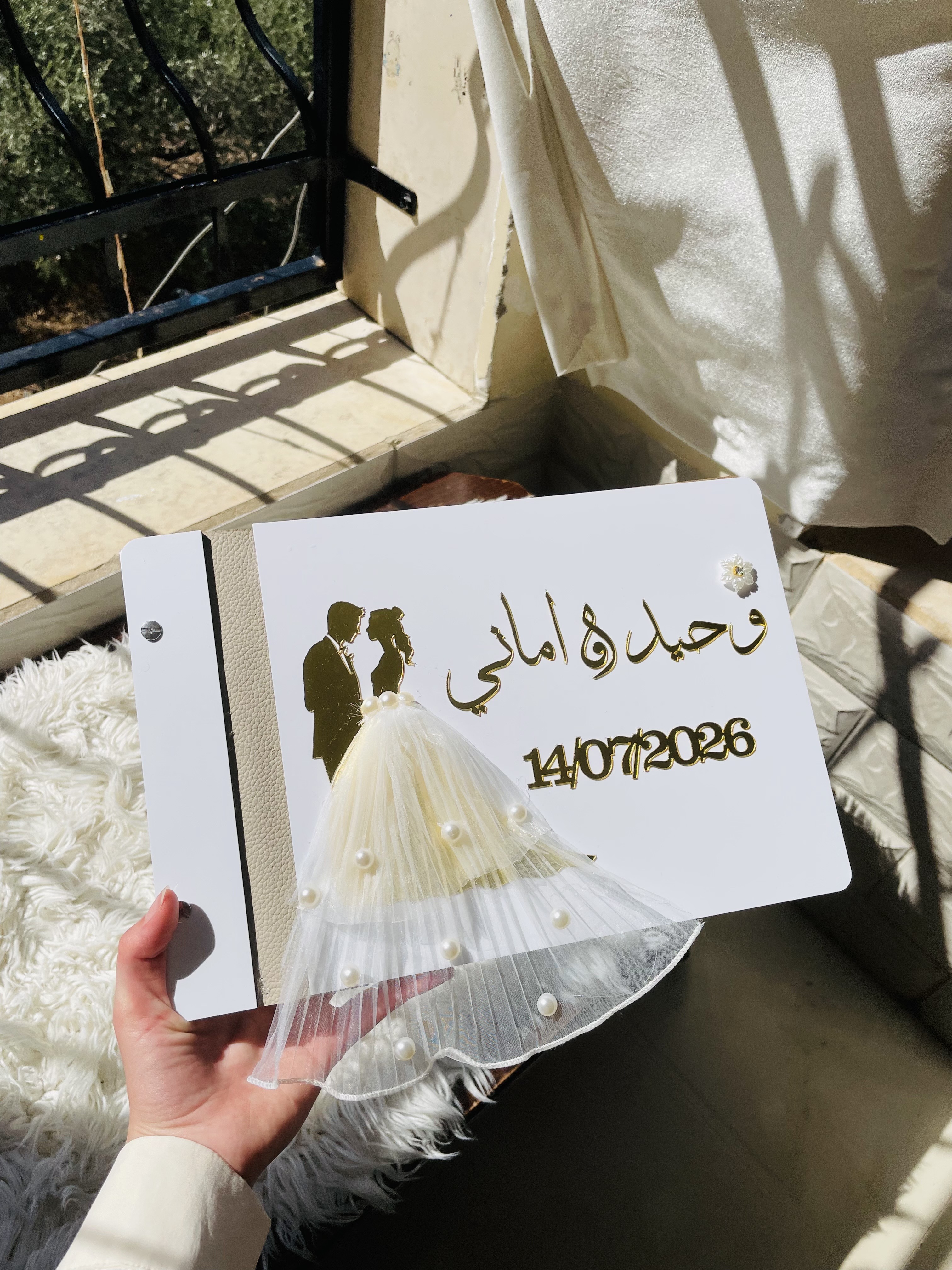 دفتر توقيع خشب