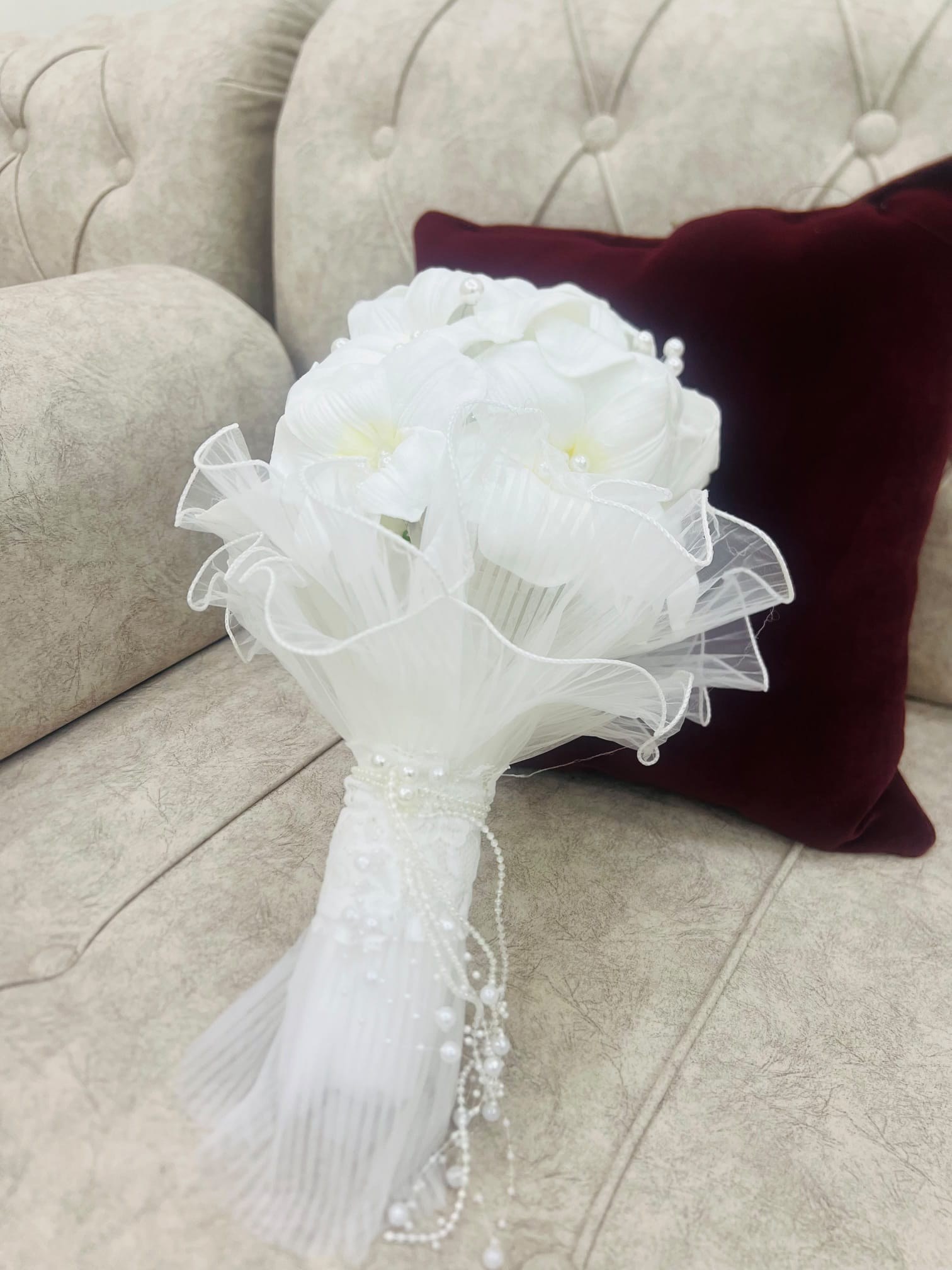 مسكة بالتوليب المقلوب