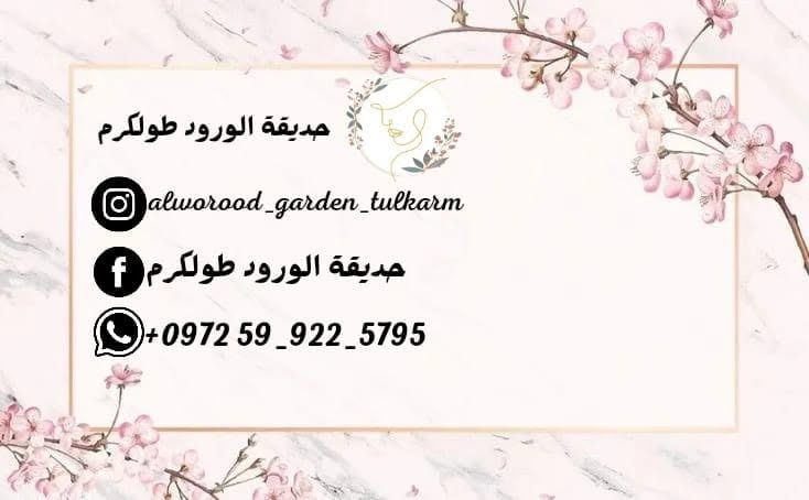 حديقة الورود طولكرم